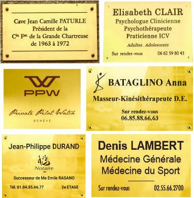 PHOTO PLAQUE PROFESSIONNELLE LAITON