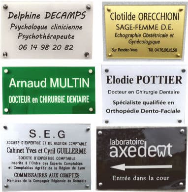 PHOTO PLAQUE PROFESSIONNELLE PLEXI